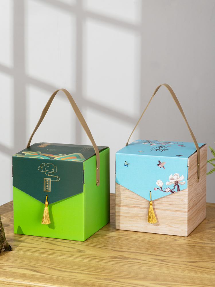 粽子包装盒端午节通用礼品盒高端手提礼盒空盒创意纸箱盒子可定制