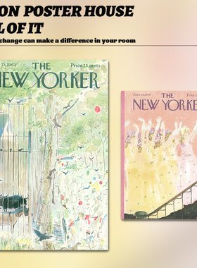 纽约客海报48张|The New Yorker|复古杂志|小清新|文艺卧室装饰画
