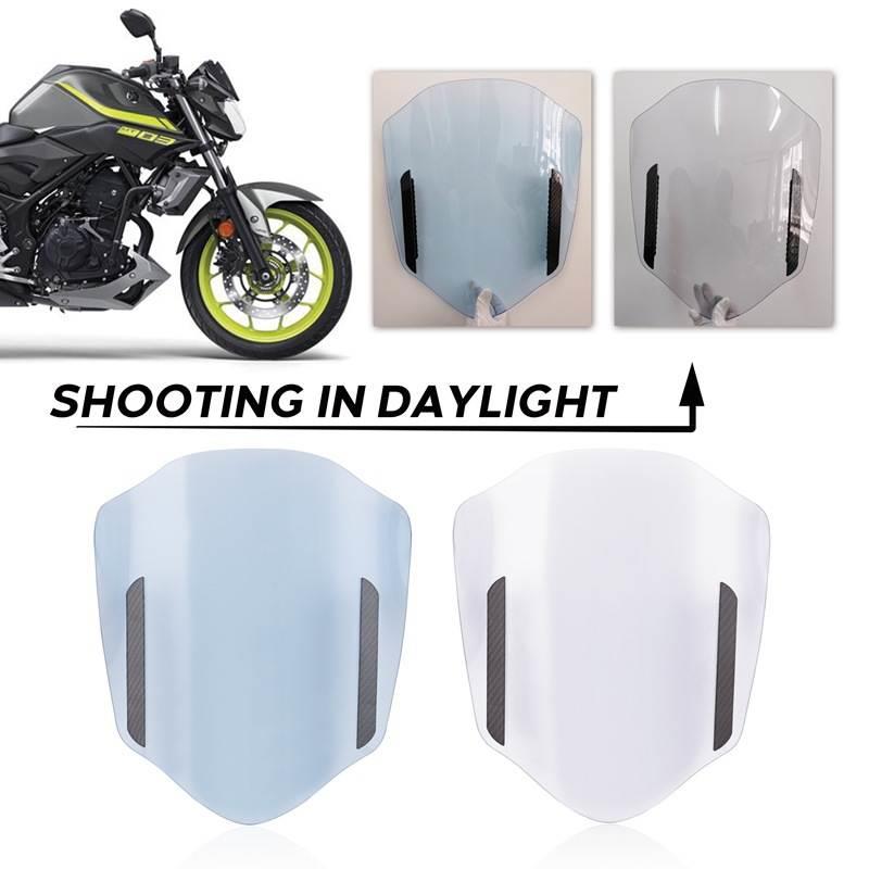摩托车通用前挡风玻璃板亚克力改装配件防风镜扰流板