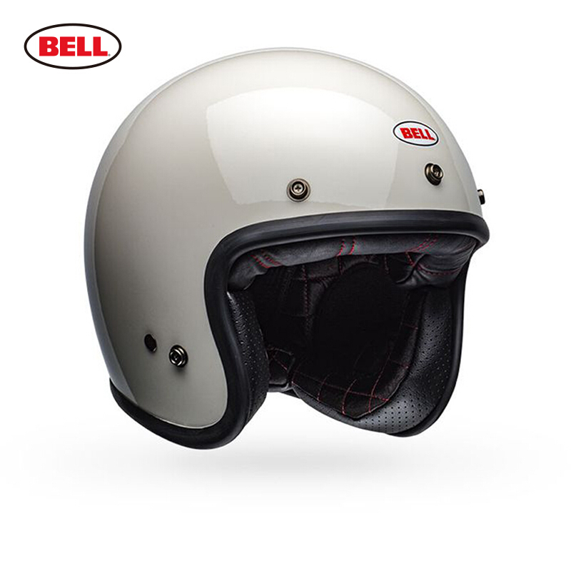 美国BELL贝尔摩托车头盔男女哈雷复古半盔机车骑行夏季装备3/4盔