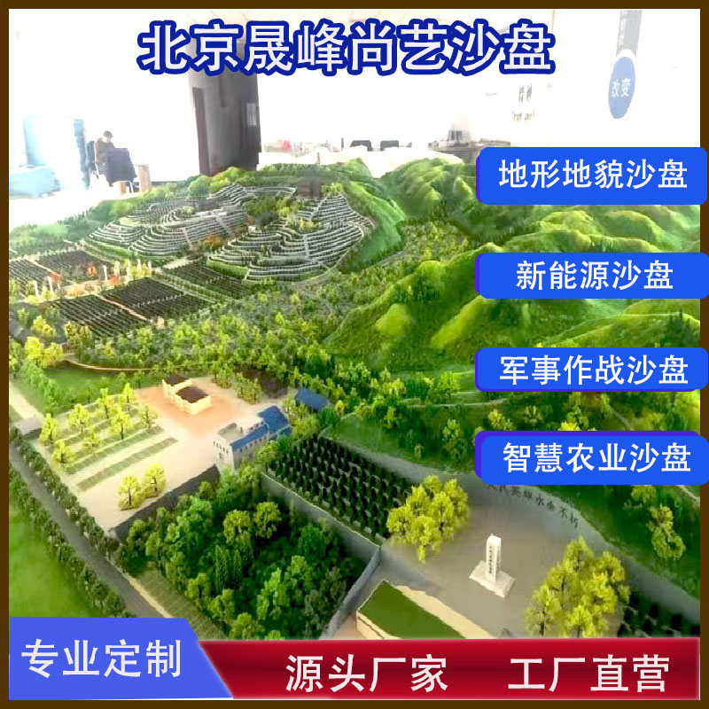 沙盘模型定制作地形地貌军事场景高速公路工业中国地图农业新能源