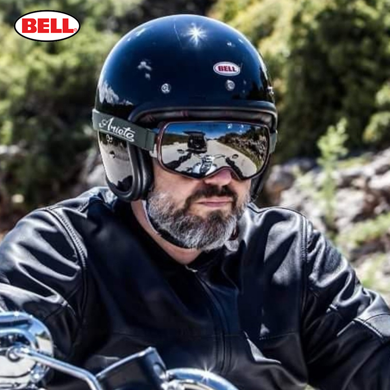 美国BELL贝尔摩托车头盔男女哈雷复古半盔机车骑行夏季装备3/4盔