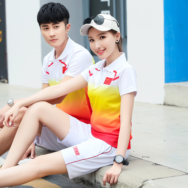 中国队锦标赛排球服套装男女气排球衣训练比赛队服广播体操运动服