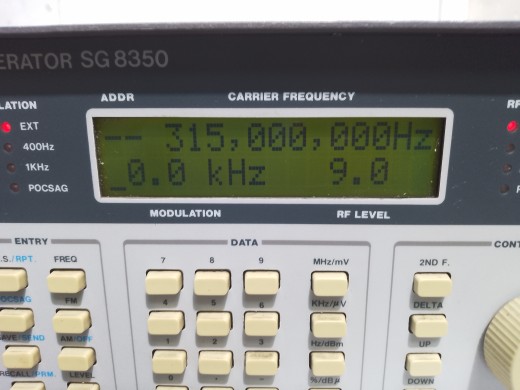 二手精讯SG8350高频信号发生器，功能包好，质保一年。40兆~400兆