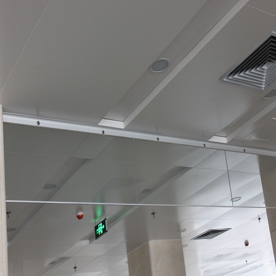 杭州双博玻璃无机纤防火布柔性固定式挡烟垂壁板型厂家直销包安装