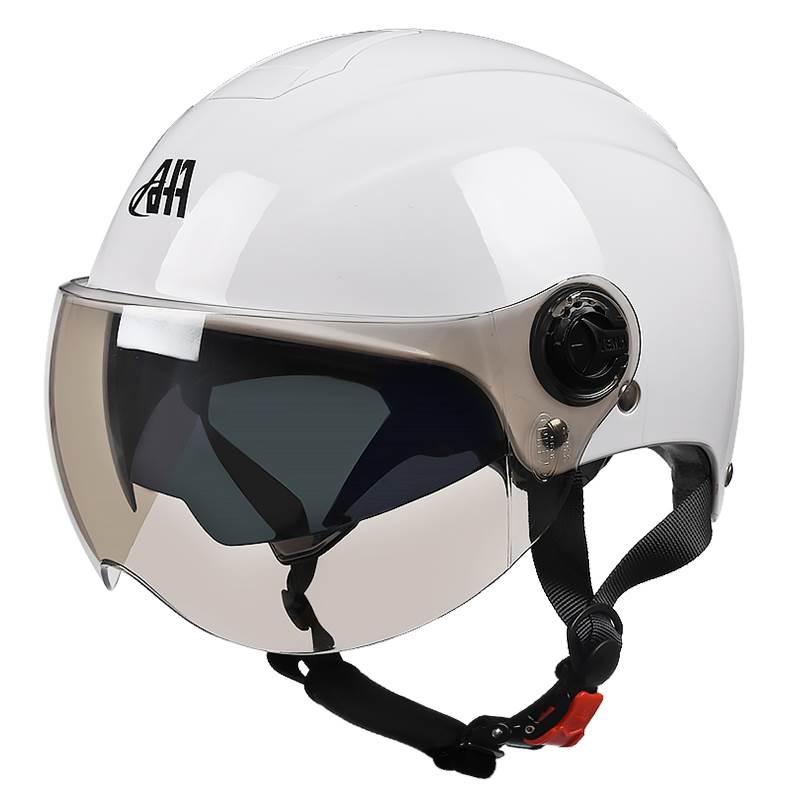 新国标啊哈3C认证野马电瓶电动车头盔女男四季半盔摩托安全帽夏季