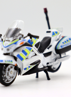Tiny微影1 43本田Honda ST1300 P 摩托车澳门警察电单车合金模型