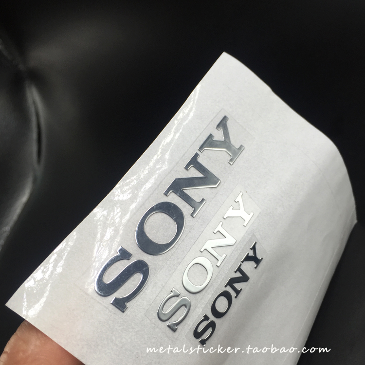 SONY索尼LOGO标志金属贴 新蒙迪欧中控导航 相机单反音响金属标贴