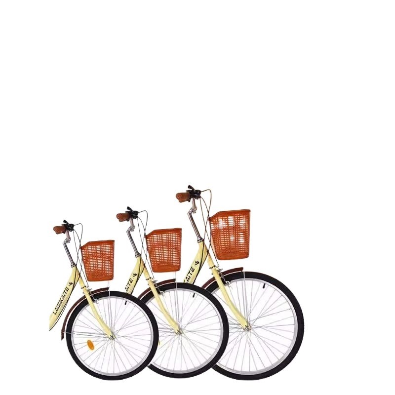 自行车女通勤轻便成人上班代步实心胎24寸26寸单车变速折叠便宜