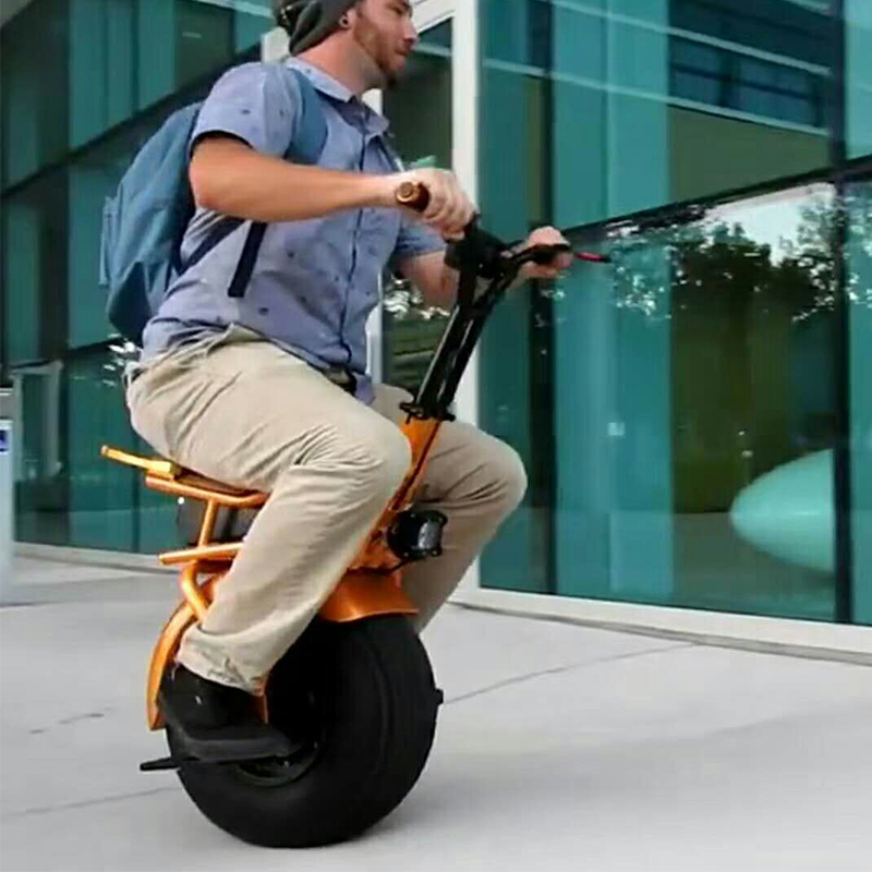 推荐智能电动独轮自平衡车单轮体感摩托车座骑成年代步车18寸大轮