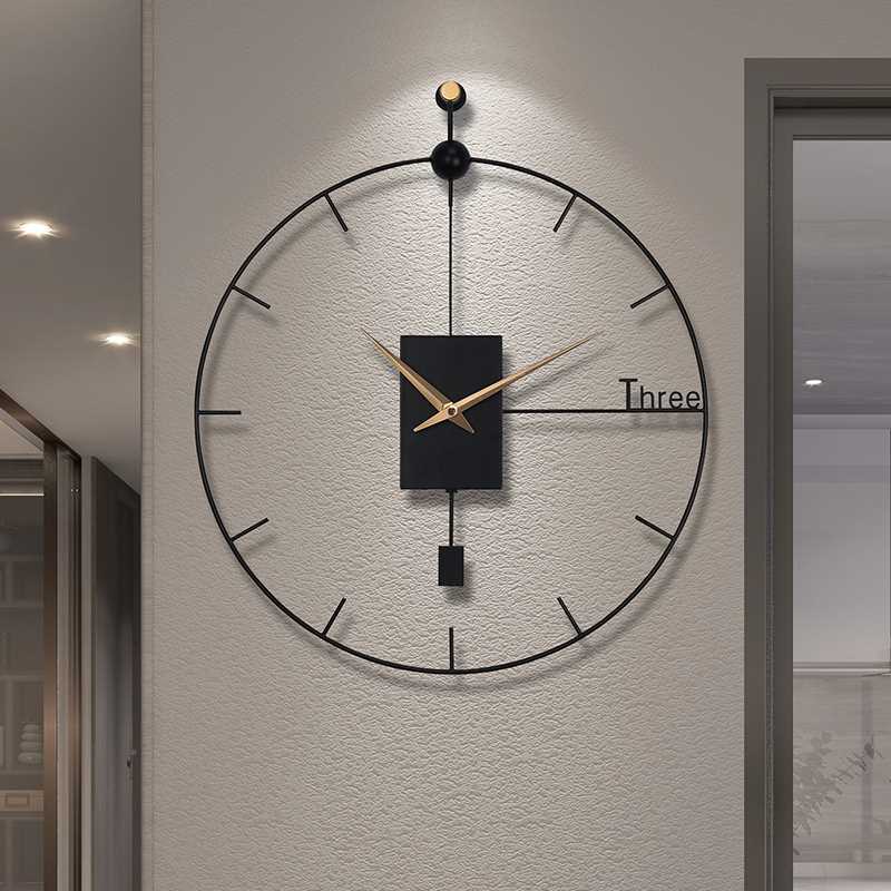 时钟挂钟客厅挂墙2024新款现代简约装饰挂表个性时尚家用高档钟表