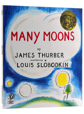 想要月亮的小公主 Many Moons 英文原版绘本 凯迪克金奖 詹姆斯瑟伯 James Thurber 儿童英语启蒙趣味图画故事书 英文版进口书籍