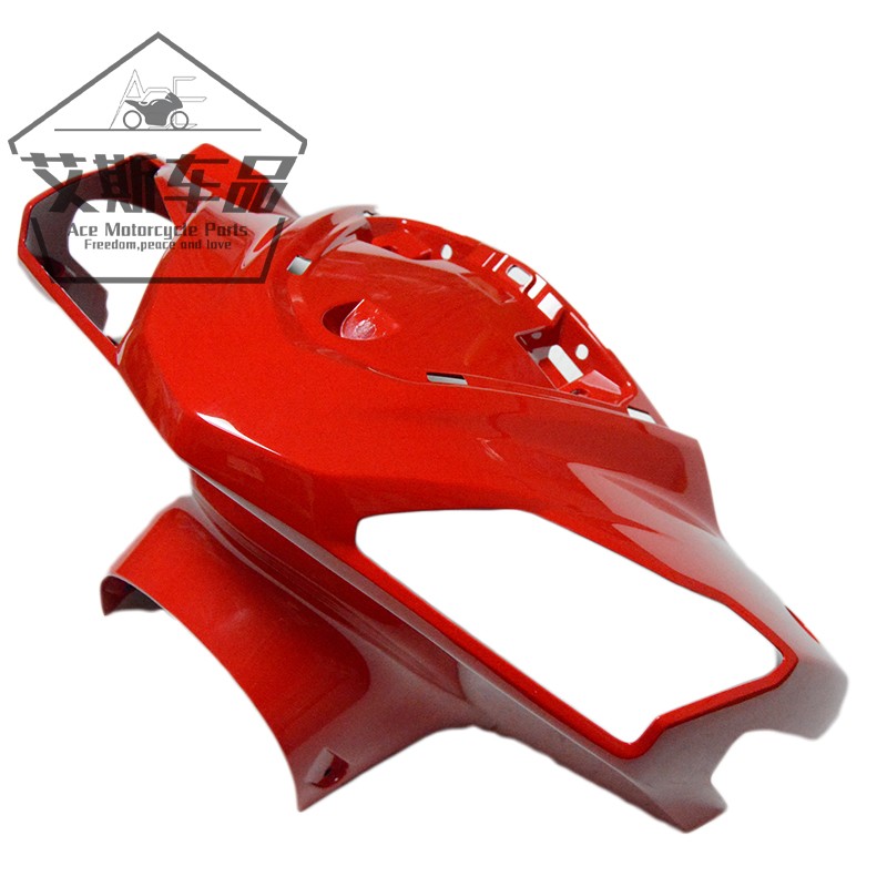 适用豪爵铃木踏板摩托车红宝UM125T-C导流罩灯箱外壳头罩手把前罩