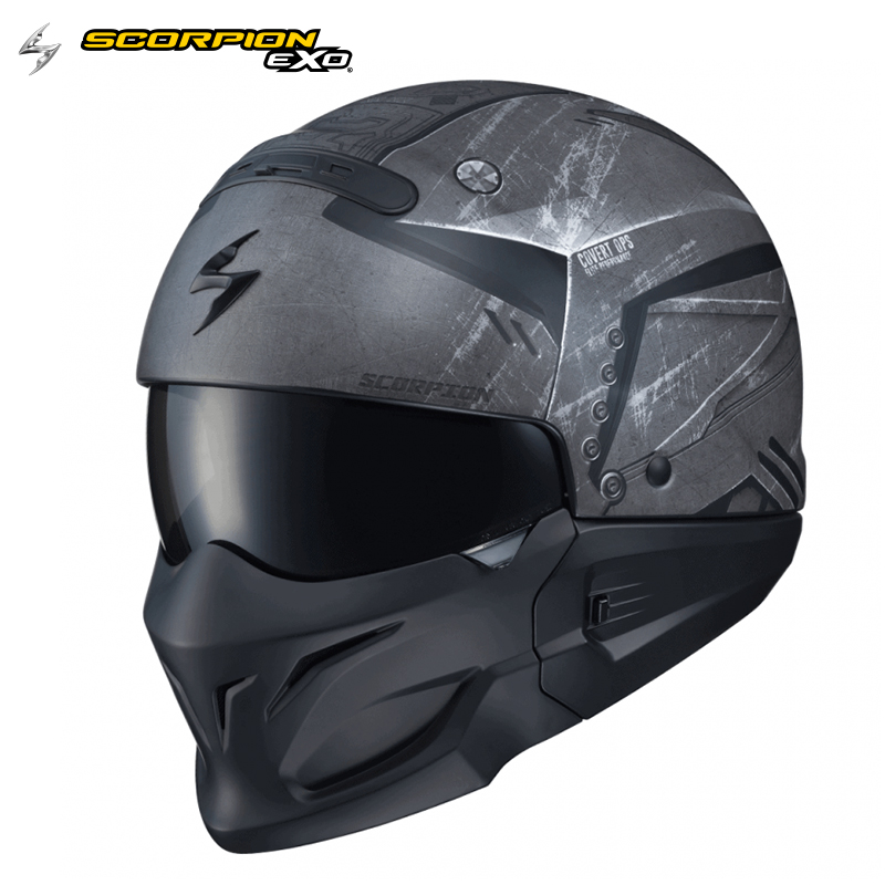 美国蝎子头盔SCORPION EXO哈雷复古多功能战士全盔摩托车半盔防雾