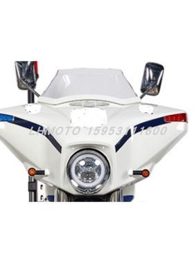 QM250J-8L摩托车配件导流罩 侧箱 太子款头罩 风挡边箱尾箱转向灯