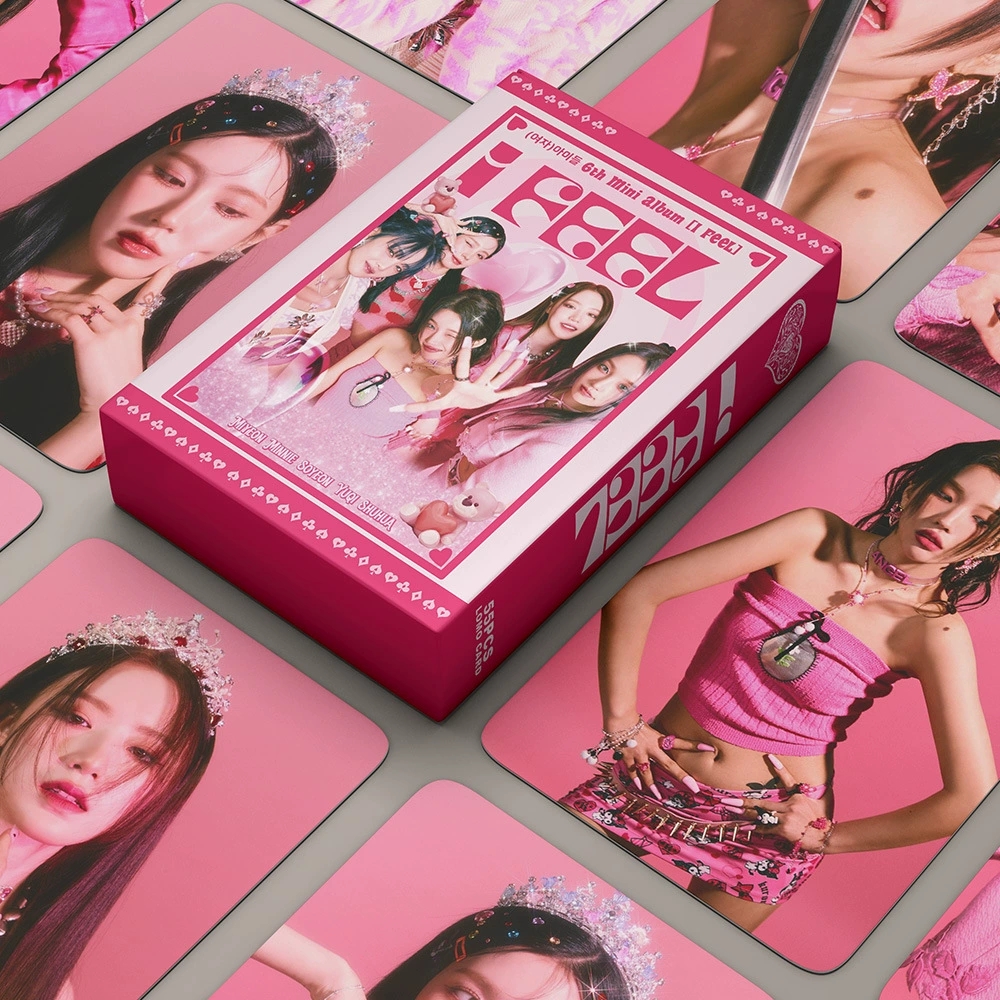G-IDLE女娃回归专辑I Feel系列小卡周边收藏卡粉丝应援卡照片卡