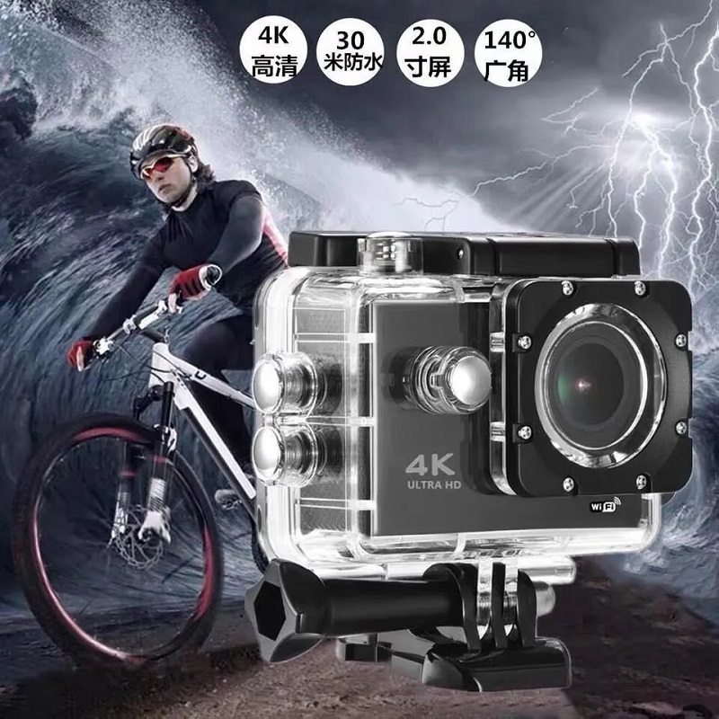 4K高清运动相机摩托车自行车电动车头盔骑行wifi摄像机防水记录仪