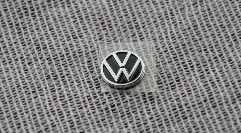 德国大众原装 最新款VW钥匙标 立体VW标 金属LOGO迈腾途锐CC高7