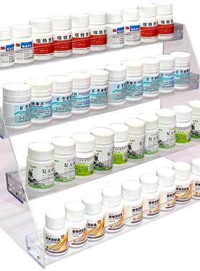 药品小货架超市卫生所药瓶架子桌面柜台药盒展示架药店药房陈列架