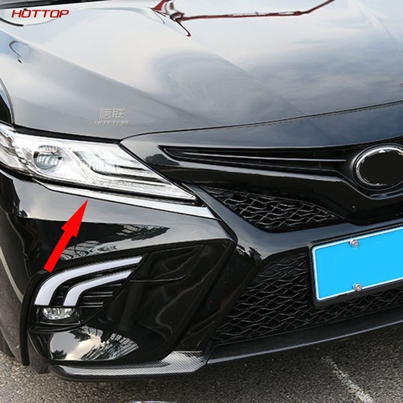 For Toyota Camry  2018 2019 2020 XV70 Car Headlight Trims De