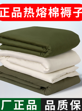 正品部门队伍军绿色褥子单人制式学生宿舍白褥子热熔棉褥军训床垫