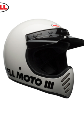 美国BELL贝尔摩托车头盔复古越野美式全盔哈雷拿铁拉力机车安全盔