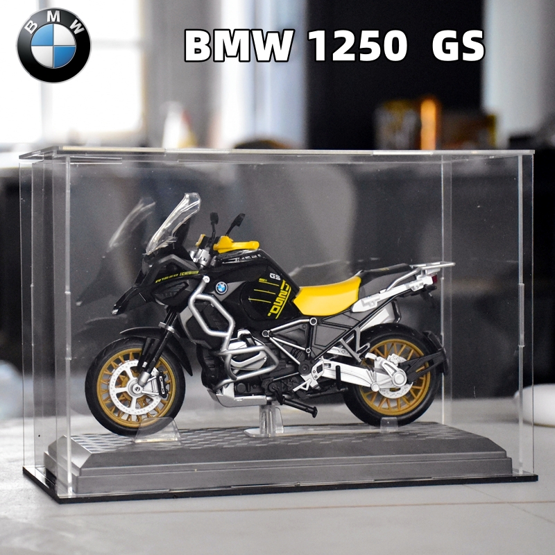 1:12宝马BMW-1250GS合金摩托车模型仿真灯光声效儿童益智玩具男