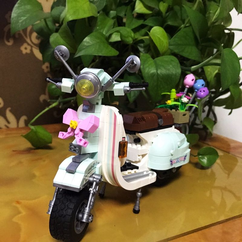 loz小颗粒积木玩具益智拼装汽车摩托车模型小绵羊女生礼物迷你