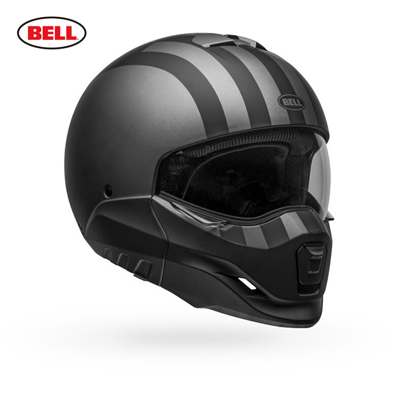 BELL贝尔摩托车头盔复古战士盔哈雷机车全盔防雾3c男女复古半盔