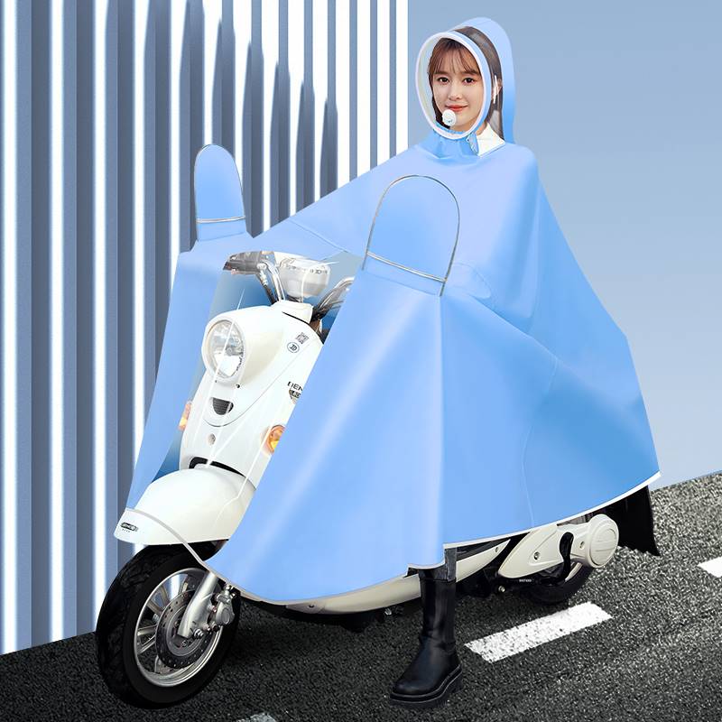 雨披电动车罩专用女男2人双人全身防暴雨加大一体摩托电瓶车雨衣