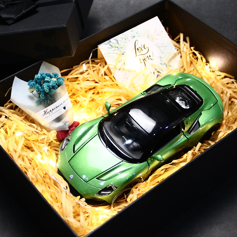 高档玛莎拉蒂跑车MC20合金汽车模型仿真收藏车模高档男生创意生日