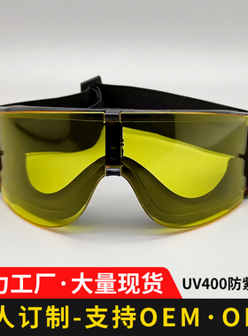 X800 防风沙护目镜骑行滑雪摩托车防护挡风镜军迷CS战术抗击眼镜