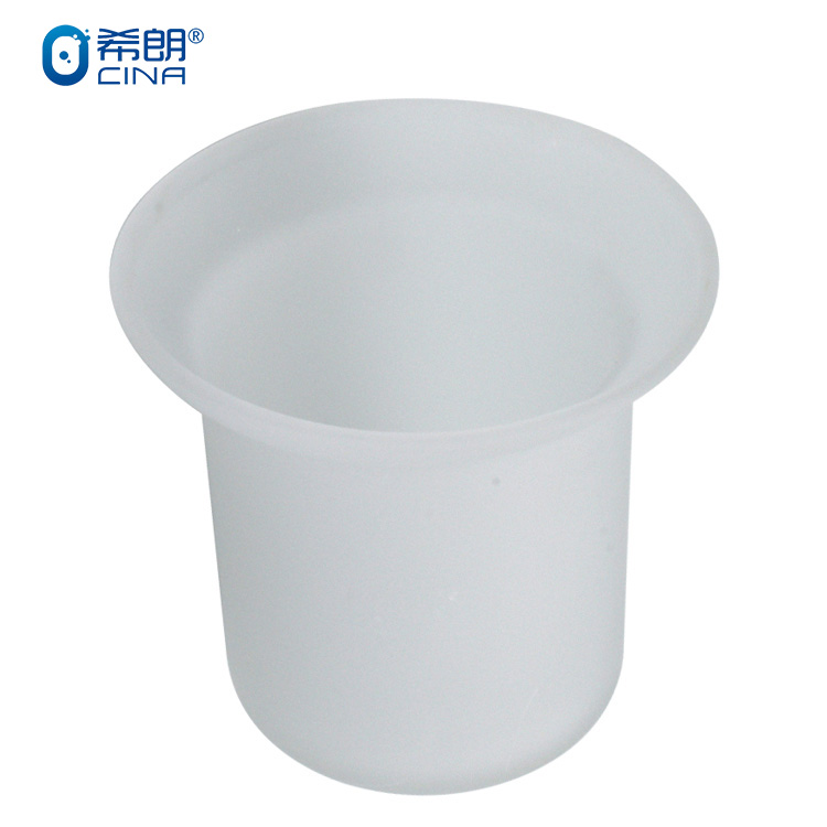 厕刷卫生间马桶刷架配件刷头刷杆马桶杯马桶刷杯子磨砂玻璃杯标准