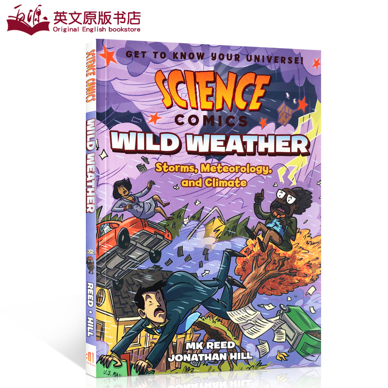 英文原版 Science Comics: Wild Weather 科学漫画:恶劣的天气 气候科普认知读物儿童绘本中小学生课外阅读图画书自然科学正版进口