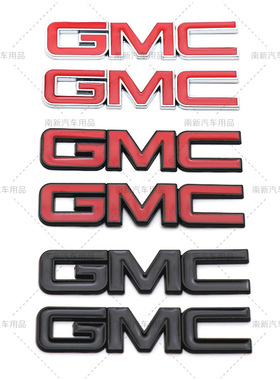GMC金属小贴 3D立体汽车装饰贴 改装车标车贴
