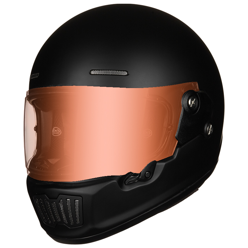 新款DOT摩托车全盔男个性酷机车女国潮赛巡航3C认证复古头盔四季