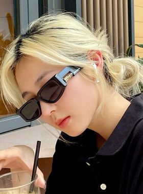 欧美复古个性小方框太阳眼镜韩版明星欧阳娜娜王嘉尔街拍方形墨镜