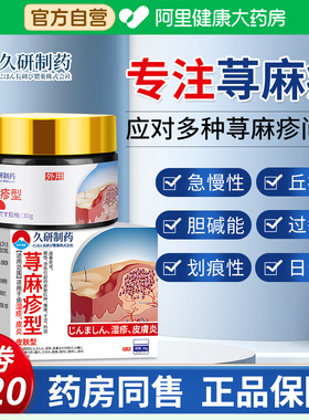 日本品牌寻荨麻疹过敏止痒药膏丘疹性慢性划痕性风团性胆碱能性