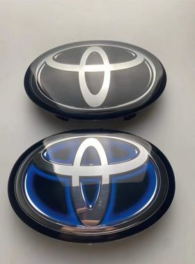 专用丰田汉兰达汽车标 亚洲龙荣放CHR卡罗拉RAV4雷凌中网水晶标志