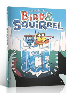 英文原版进口Bird & Squirrel on Ice小鸟与松鼠的故事儿童启蒙认知读物绘本全彩漫画故事书句型简单内容多彩7-10岁儿童轻松学英语