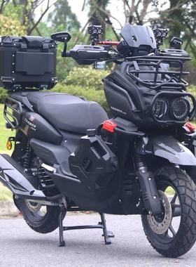 新款坦克踏板摩托车整车150CC男女式燃油助力山地越野国四电喷可