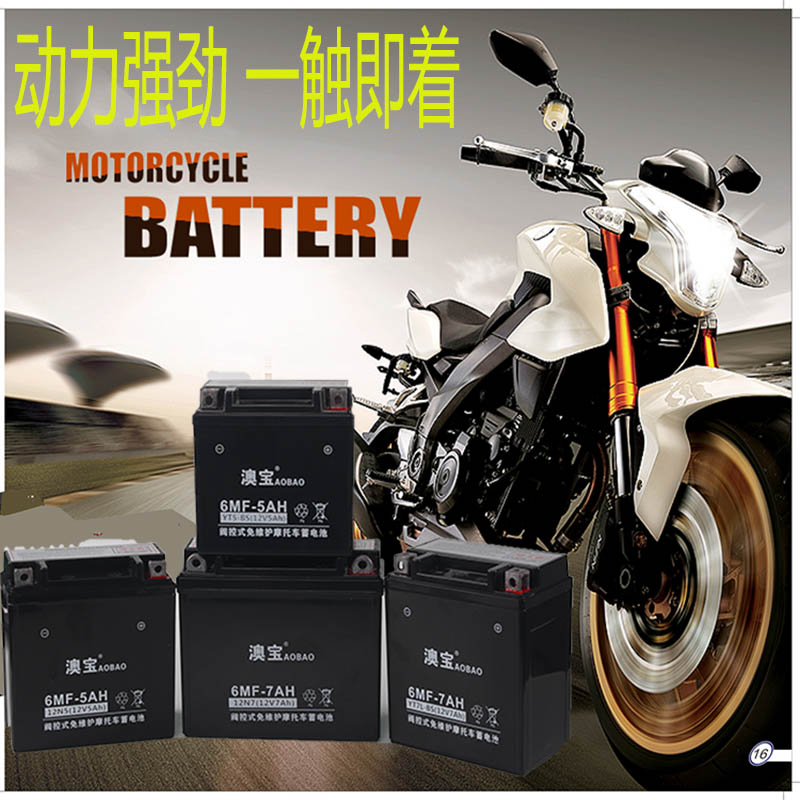 摩托车电瓶12V9a男装轻骑12v7a女装车踏板车125助力车免维护电池