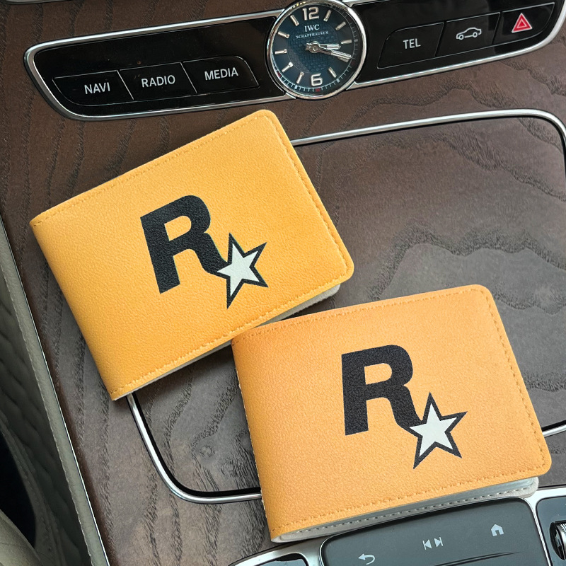 R星驾驶证件套汽车行驶证保护皮套个性GTA机动车驾照保护套二合一