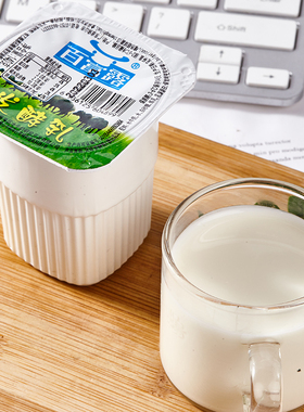 百富露原味酸奶水牛奶巴氏灭菌低温活菌有益健康发酵乳140ml0蔗糖