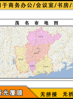 茂名市地图行政区划街道画新广东省行政区域划分交通图片