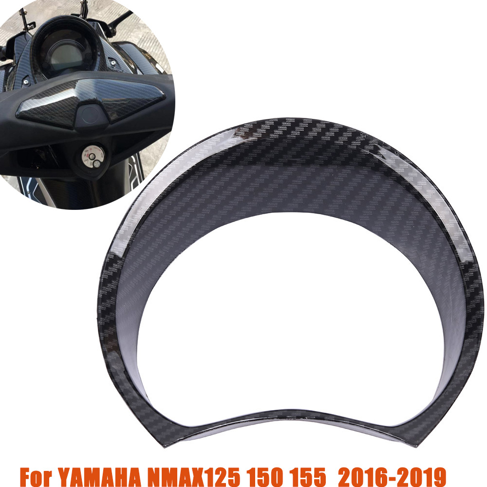 适用摩托车改装车身配件本田NMAX1552017-2019年纤维纹仪表盖