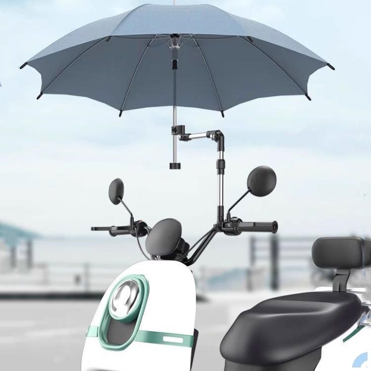 电动车遮雨棚新式高级端二轮摩托车棚装专用挡雨伞神器伸缩式支架
