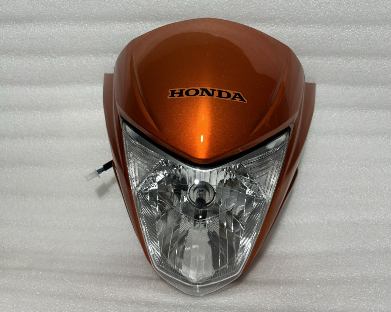 适用于新大洲本田摩托车配件 CBF小战鹰SDH125-51橙色导流罩 大灯