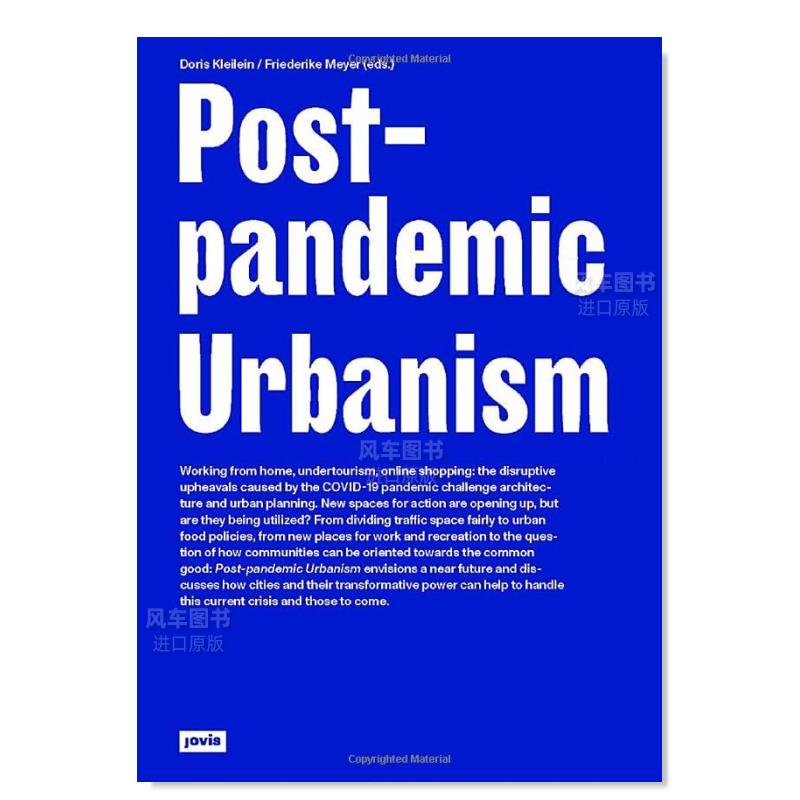 【预 售】后疫情时代的城市化英文建筑设计城市规划进口原版外版书籍Post-pandemic Urbanism
