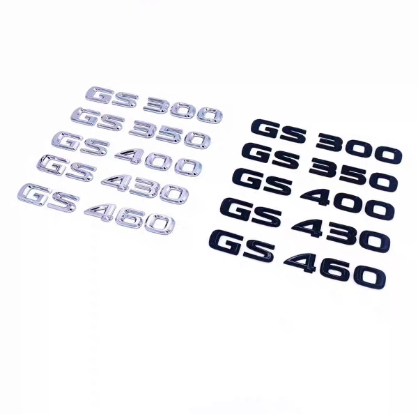 适用于雷克萨斯GS300 GS350 GS400 GS430 GS460排量标尾标数字标